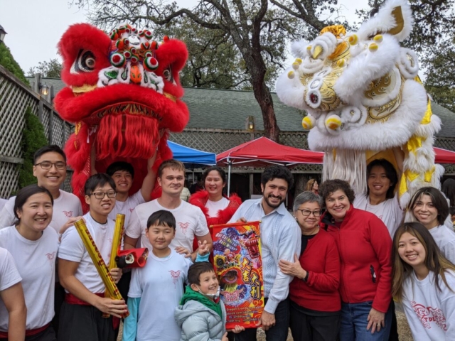 AACC Lunar New Year Celebration With Amy Wong Mok (AACC), Austin City Council Member Alison Alter, and U.S. Representative Greg Casar (TX-35).
